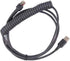 PARTSHE LS2208 USB Cable for Motorola Symbol LS2208AP LS1203 LS4208 LS4278, 9FT Coiled USB Type A
