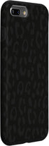 Black Leopard Print Protective Case for Women, iPhone 7 Plus/8 Plus, Cheetah Design