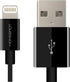HomeSpot 8pin Cable Fast Charging USB Power Charge & Sync Cable for Smartphones & Tablets, Black 1 Pack