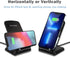 Wireless Charger, 15W Fast Wireless Charging Station with Adaptive Light for iPhone 14/13/12 Pro, Samsung Galaxy S23