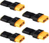 5-Pack XT30 Male to XT60 Female Connector No Wire Adapter for RC FPV Drones, Car Lipo NiMH Battery Charger