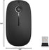 VssoPlor 2.4G Wireless Mouse, Slim Portable Computer Laptop Mouse with Nano Receiver Quiet Silent Optical Mice
