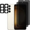 [2+2 Pack Samsung Galaxy S24 Plus Privacy Screen Protector and Camera Lens Protector, Premium Tempered Glass, No Bubbles