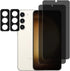 [2+2 Pack Samsung Galaxy S24 Plus Privacy Screen Protector and Camera Lens Protector, Premium Tempered Glass, No Bubbles