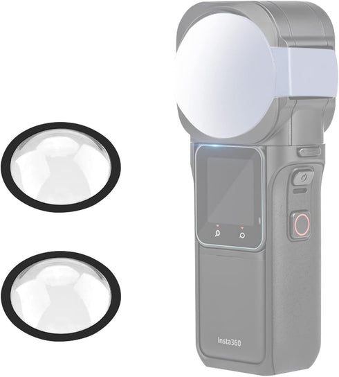 PULUZ Dual Lens Guard for Insta360 ONE RS 1-Inch 360 Edition, PC Sticky Lens Protection Accessories