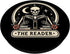 The Reader Tarot Skeleton Gothic Bookish PopSockets Standard PopGrip