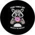 Donut Lover Raccoon Funny Pink Doughnut Sprinkles PopSockets Standard PopGrip