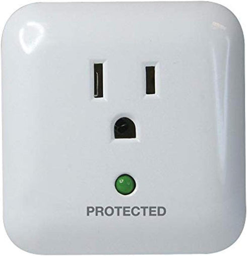 Prime Wire PB802105 1-Outlet Large Appliance Surge Protector with Alarm