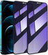 2-Pack Anti Blue Light Privacy Screen Protector for iPhone 12 Pro Max 6.7", 9H Super Hardness Scratch Resistant,