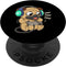 Cute Gaming Pug Dog Video Game Player PopSockets Standard PopGrip