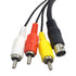 AFUNTA 6 Feet RCA Connection Cord, Standard AV Cable Compatible with Sega Genesis 2 & 3