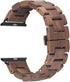 Wooden Watch Band for Apple Watch, Natural Hardwood Strap for iWatch Series 1-8, Walnut (42/44/45mm)