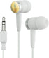 GRAPHICS & MORE Pineapple Novelty in-Ear Earbud Headphones on Yellow Background - White