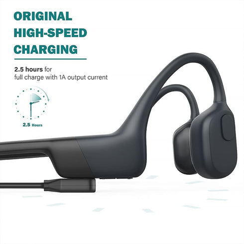TUSITA 2-Pack Magnetic Charger for AfterShokz Aeropex, SHOKZ OPENCOMM, OPENRUN PRO, Mini & OPENRUN - 1M