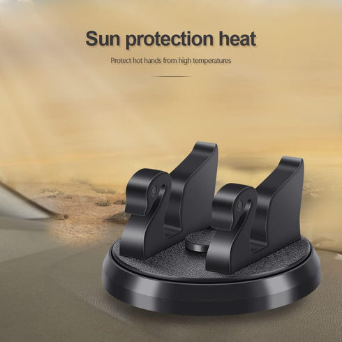 Dashboard Phone Holder for Car, Vertical Horizontal 360 Rotate, Compatible with iPhone Samsung Android Smartphones