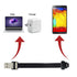 xiwai 2.0M USB 2.0 Type-A Male to USB-C Type-C Male Data Flat Slim FPC Cable for FPV, Disk & Phone