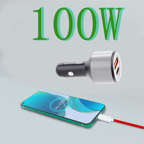 Warp Car Charger 80W for Oneplus 12 Ace 11 10 Pro 9 10T 10R 8T 8 7T 7 Pro 6T 9R Nord 2T CE 2 Lite N20 N10 N100