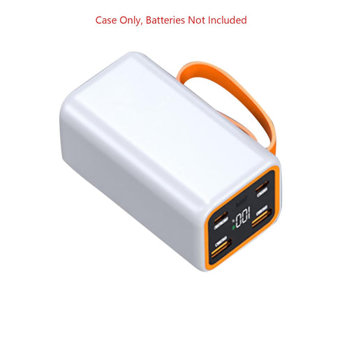 MOUDOAUER 4 21700 Portable Slots Battery DIY Power Bank Case with LCD Display Charger Shell Box Fast Charging Power