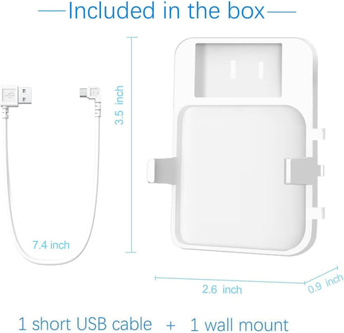 Lingtoolator Mount Bracket Holder for Blink Sync Module 2, White, Easy to Move for Blink Outdoor Indoor Camera Security