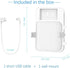 Lingtoolator Mount Bracket Holder for Blink Sync Module 2, White, Easy to Move for Blink Outdoor Indoor Camera Security