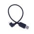 KADSXIYA 30cm 5Pin MP3 USB to Right Angled USB Power Charging Cable Data Transfer Wire Line for Digital Cameras
