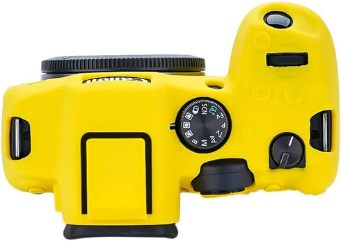 Rieibi EOS R7 Silicone Case for Canon eos r7 Digital Camera - Protective Cover - Yellow