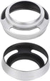 2Pcs Aluminium Alloy 39mm Lens Hood for Leica Camera, Silver