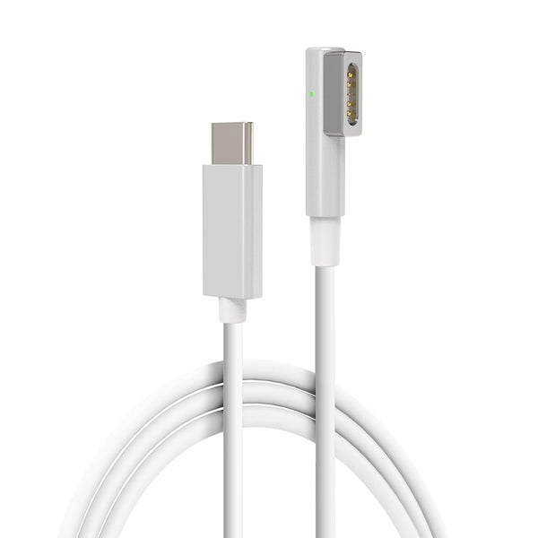 AJJ USB C to 1-Generation Magnetic Charging Cable, 60W L-Tip Magnetic Head, Compatible with Macbook Air Pro 2006-2012