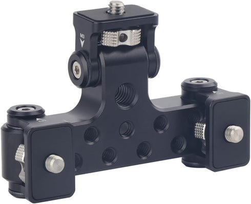 Rigdance 180-degree Triple Phone Holder Tripod Mount Adaptor | Tilt Head | Vlogging Live Streaming Tool for Camera
