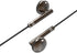 Wired Earbuds No Microphone, Noise Cancelling in Ear Headphones, 3.5mm Bass Earbuds for Computer, Laptop