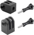 ThtRht 2 Pack Action Camera Tripod Mount Adapter with 1/4"-20 Threaded Socket Thumb