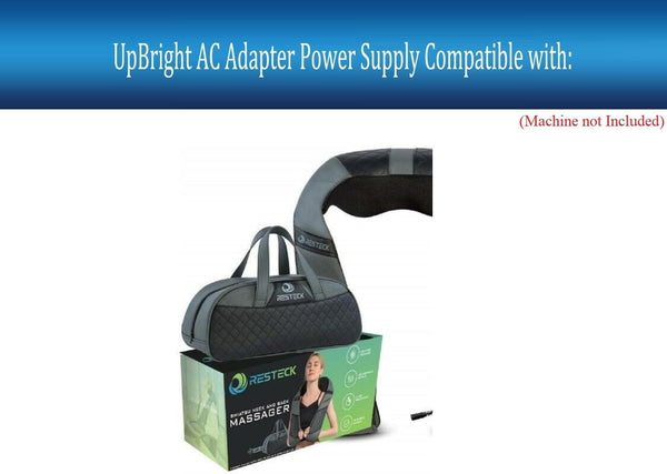UpBright 12V AC/DC Adapter for Resteck BD1041 Shiatsu Massager Electric Neck Back Shoulder 3D Kneading Pillow
