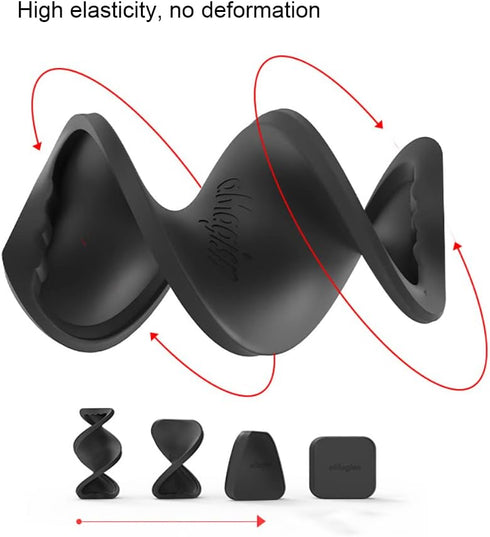 Silicone Lens Cap for Insta360 ONE RS 4K Boost Lens, Waterproof Camera Lens Protector Sleeve (Black)