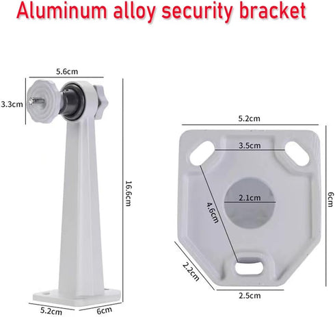 Security Camera Metal Wall/Ceiling Mount, Indoor/Outdoor Mount Compatible with Arlo, Arlo Pro 2 3, Arlo Ultra CCTV Camera and Compatible Camera with 1/4 Screw Head (2 Pack)