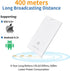 Long Range Bluetooth 5.1 Beacon Card, Waterproof iBeacon Tag with NFC, DA14531, Long Battery Life