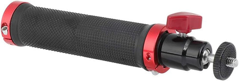 CAMVATE Rubber Hand Grip with 1/4" Ball Head Mount - Photographic Accessory (Red) - 2257