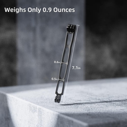 Aluminum Alloy Extension Arm for Gopro, Metal Pole Mount for Gopro 10 Black, Hero 9/MAX/8/7/6, Insta 360 One RS