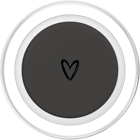 Black Gray Minimalist PopSockets PopGrip Heart for MagSafe