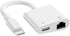 USB C to Ethernet Adapter, 2 in 1 RJ45 Ethernet LAN Network Adapter with USB Type C Charge Port, Plug and Play