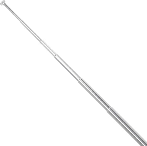 AEDIKO 5pcs M3 7 Female Antenna Telescopic Antenna Thread Sections AM FM Radio Universal Antenna for Radio TV Electric