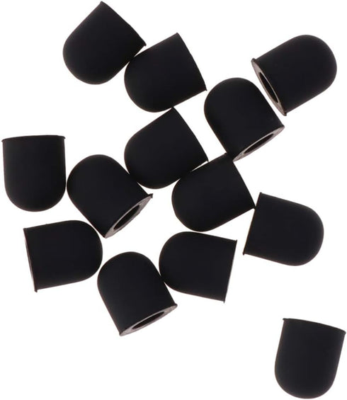 Hemobllo 15pcs Stylus Pen Tip Replacement Rubber Tips for Stylus Touch Pen, Touchscreen Pen, Outer Diameter 6mm, Inner