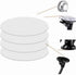 4 PCS 80mm Circular Double Side Sticker Dashboard/Windshield Pad for Suction Cup Car Phone Mount, Clear