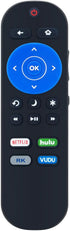 Replacement Remote Control for Onn Roku Smart TV Models 100012584, 1000125850, 100012585, and more