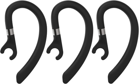 Replacement Ear Hooks for Earpiece, AMZLUV Soft Silicon Flexible Clips for Single-Ear Bluetooth Headset