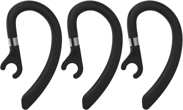 Replacement Ear Hooks for Earpiece, AMZLUV Soft Silicon Flexible Clips for Single-Ear Bluetooth Headset