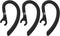 Replacement Ear Hooks for Earpiece, AMZLUV Soft Silicon Flexible Clips for Single-Ear Bluetooth Headset