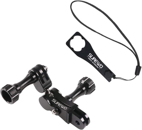 Aluminum Alloy 360 Degree Rotation Ball Joint Mount Adapter, Swivel Arm Mount Pivot Extension for Gopro Hero 13 Black,