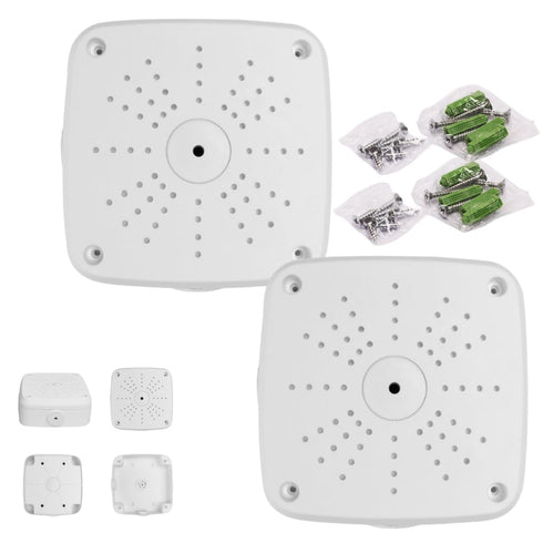 5" Security Camera Base Junction Box, Universal Electrical Box for CCTV Surveillance Cameras, Plastic Waterproof