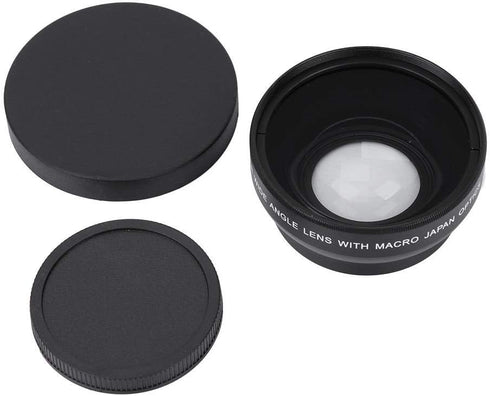 HD Wide Angle Lens with Macro Close-up 0.45X Magnification, Fits Any 49mm Diameter Lens
