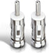 (2-Pack) Bingfu Car Antenna Adapter Universal Car Stereo FM AM Radio Antenna Adapter Connector ISO to DIN Plug